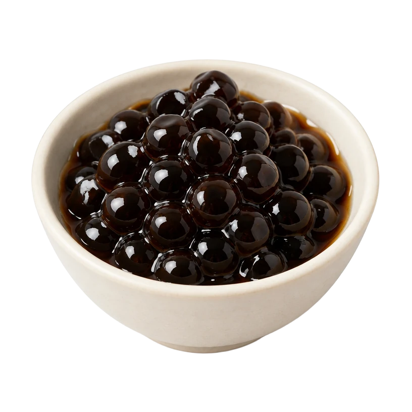 Black Boba boba tea topping