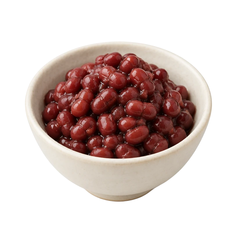 Red Beans boba tea topping